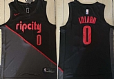 Blazers 0 Damian Lillard Black City Edition Nike Swingman Jersey,baseball caps,new era cap wholesale,wholesale hats
